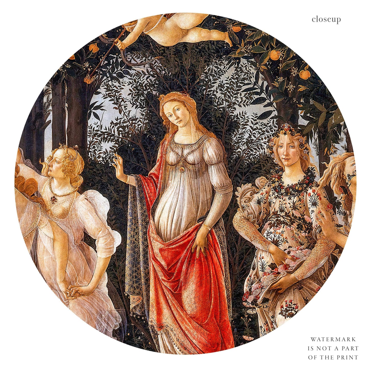 Sandro Botticelli, Allegory of Spring Print, Fine Art Print