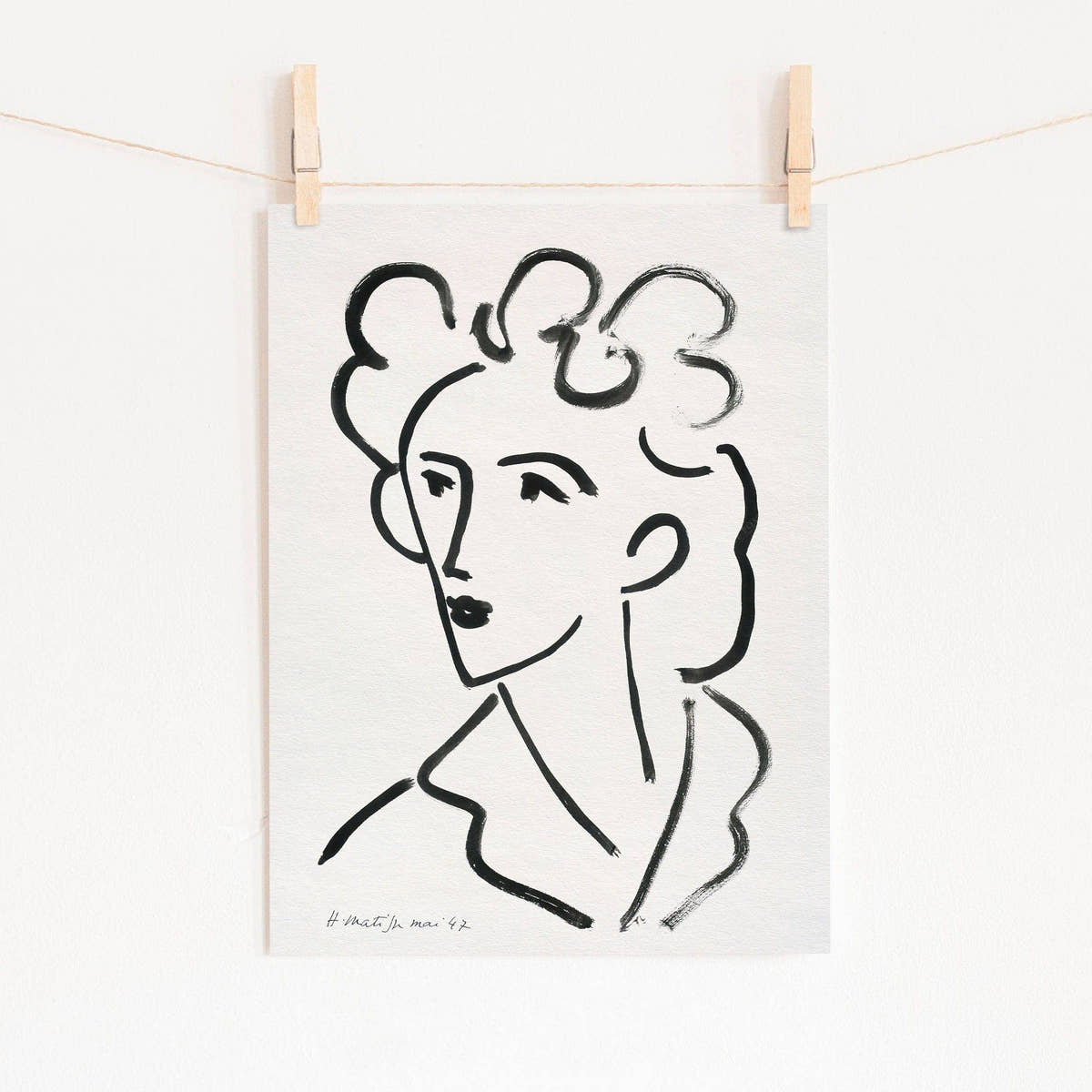 Tete Poster, Marie Jose By Henri Matisse