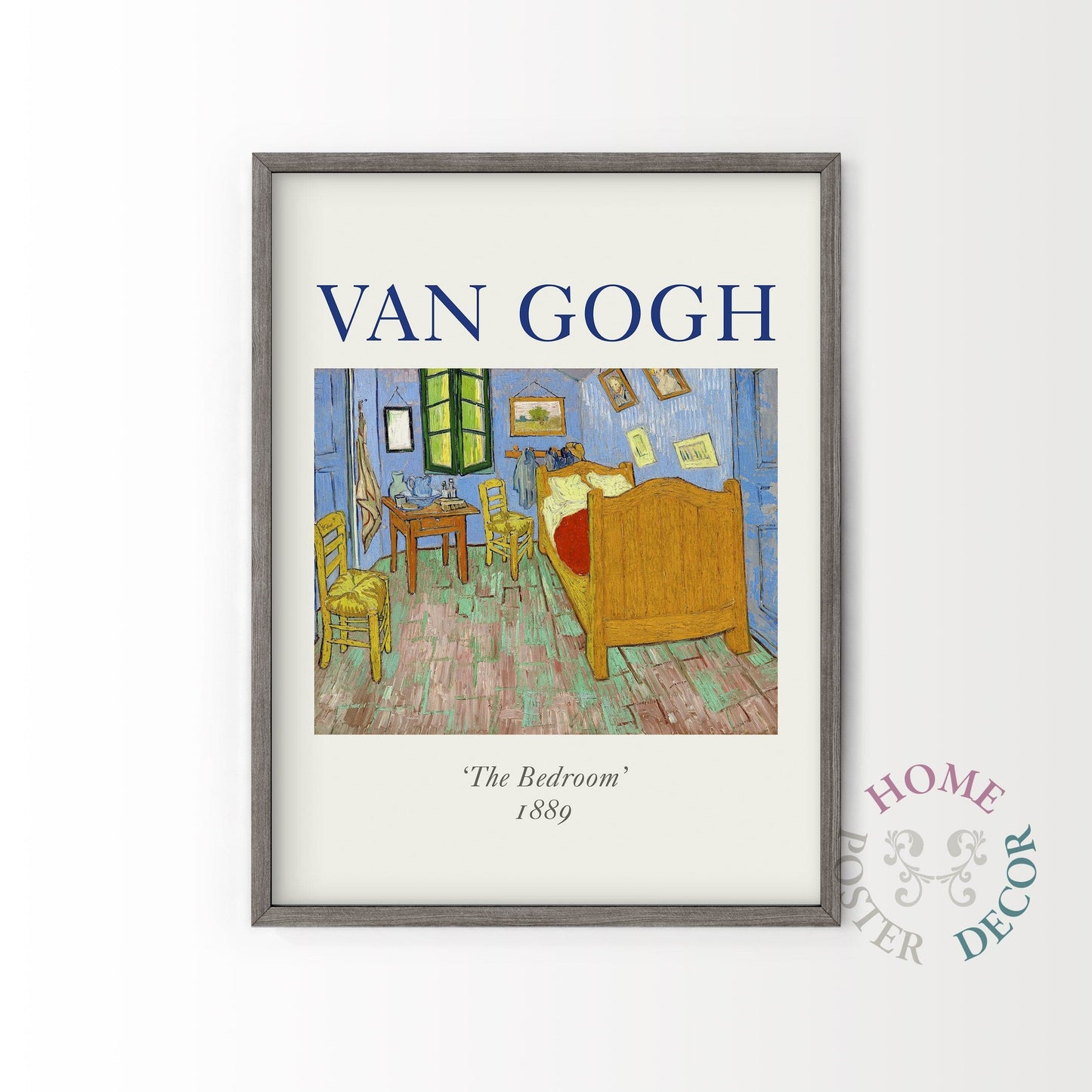 The Bedroom, Van Gogh Print, Post-impressionist Poster, Christmas Gift