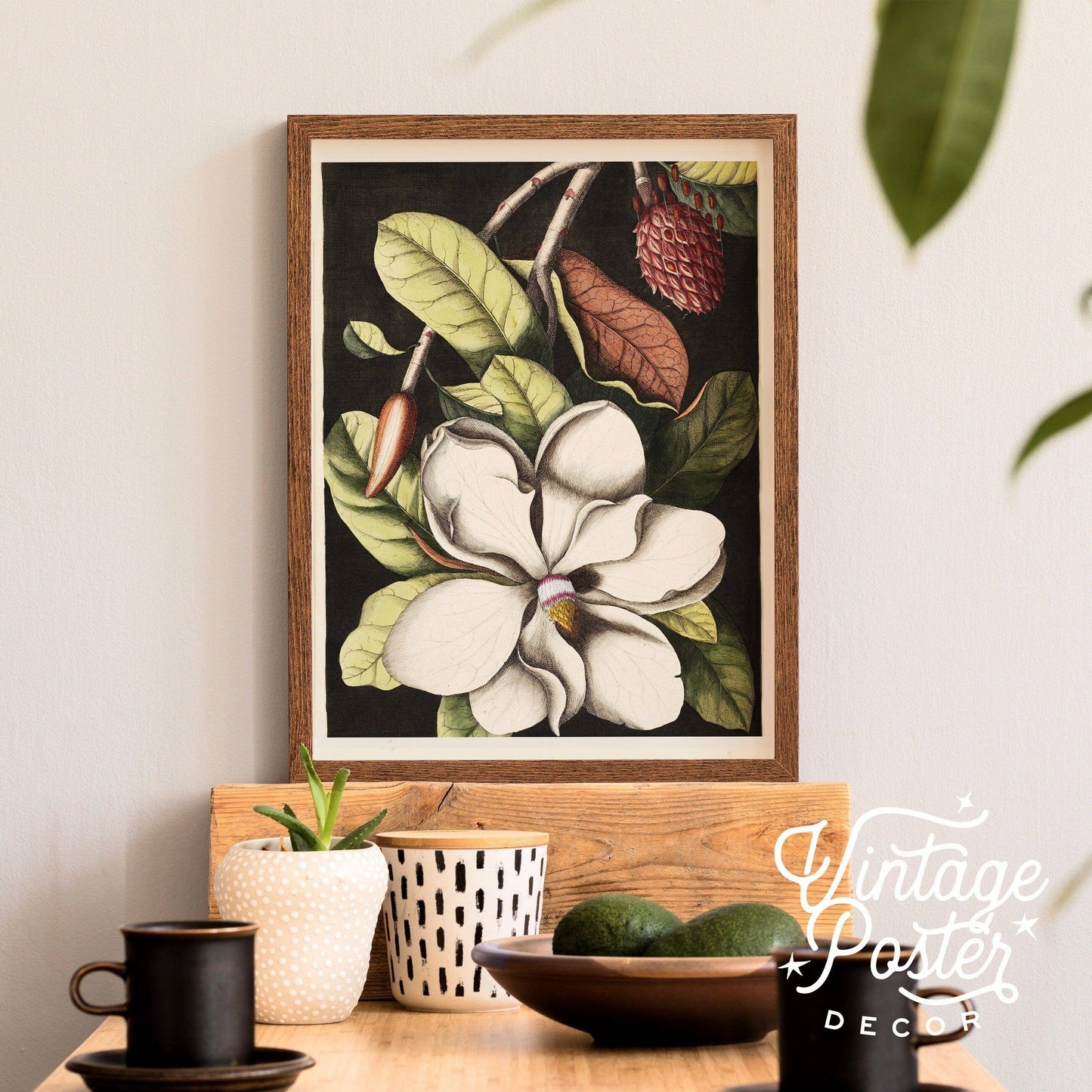 Vintage Floral Art, Antique Flower Painting