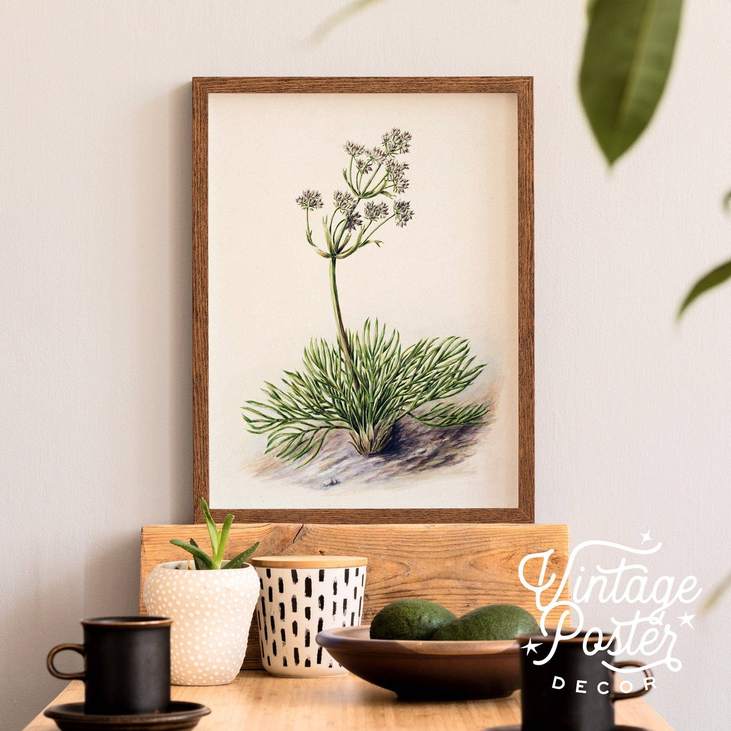 Vintage Floral Art Print, Antique Flower Painting
