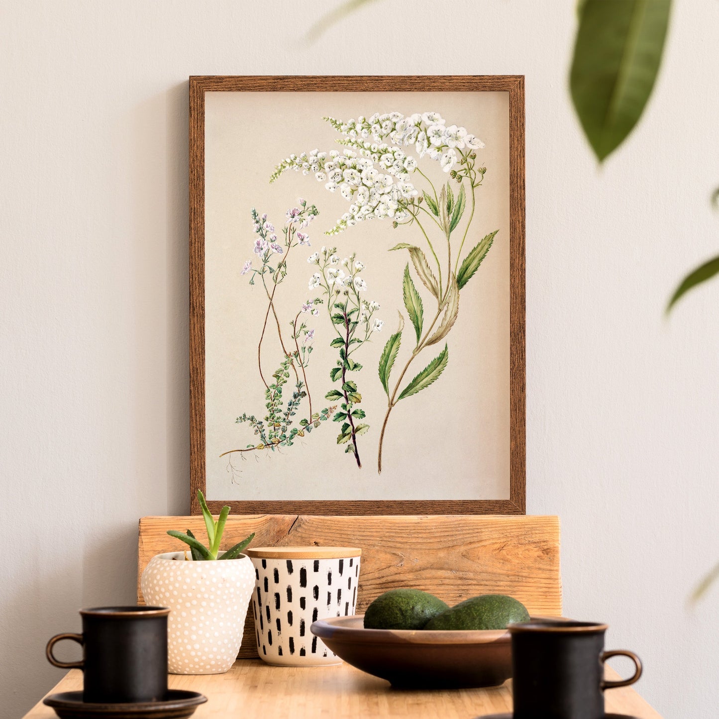 Vintage Floral Print, Botanical Wall Art