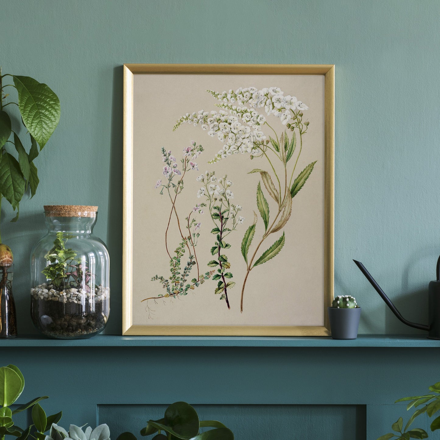 Vintage Floral Print, Botanical Wall Art