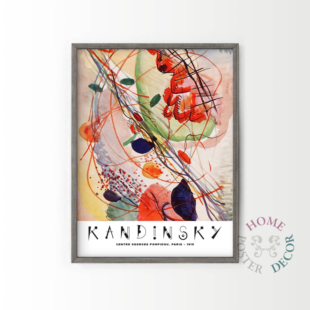 Wassily Kandinsky Print, Exhibition Poster, Fine Art