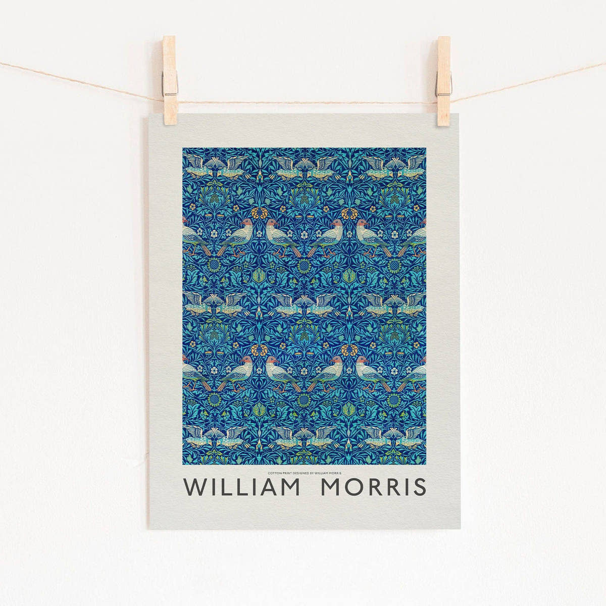 William Morris, Bird Pattern, Fine Art Print