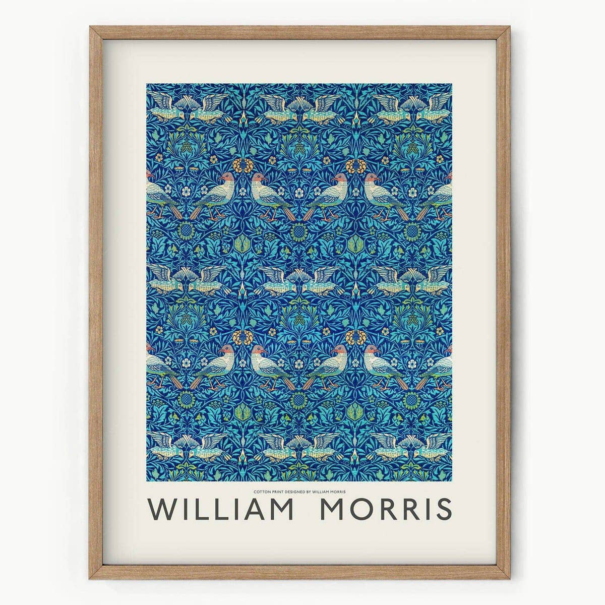 William Morris, Bird Pattern, Fine Art Print