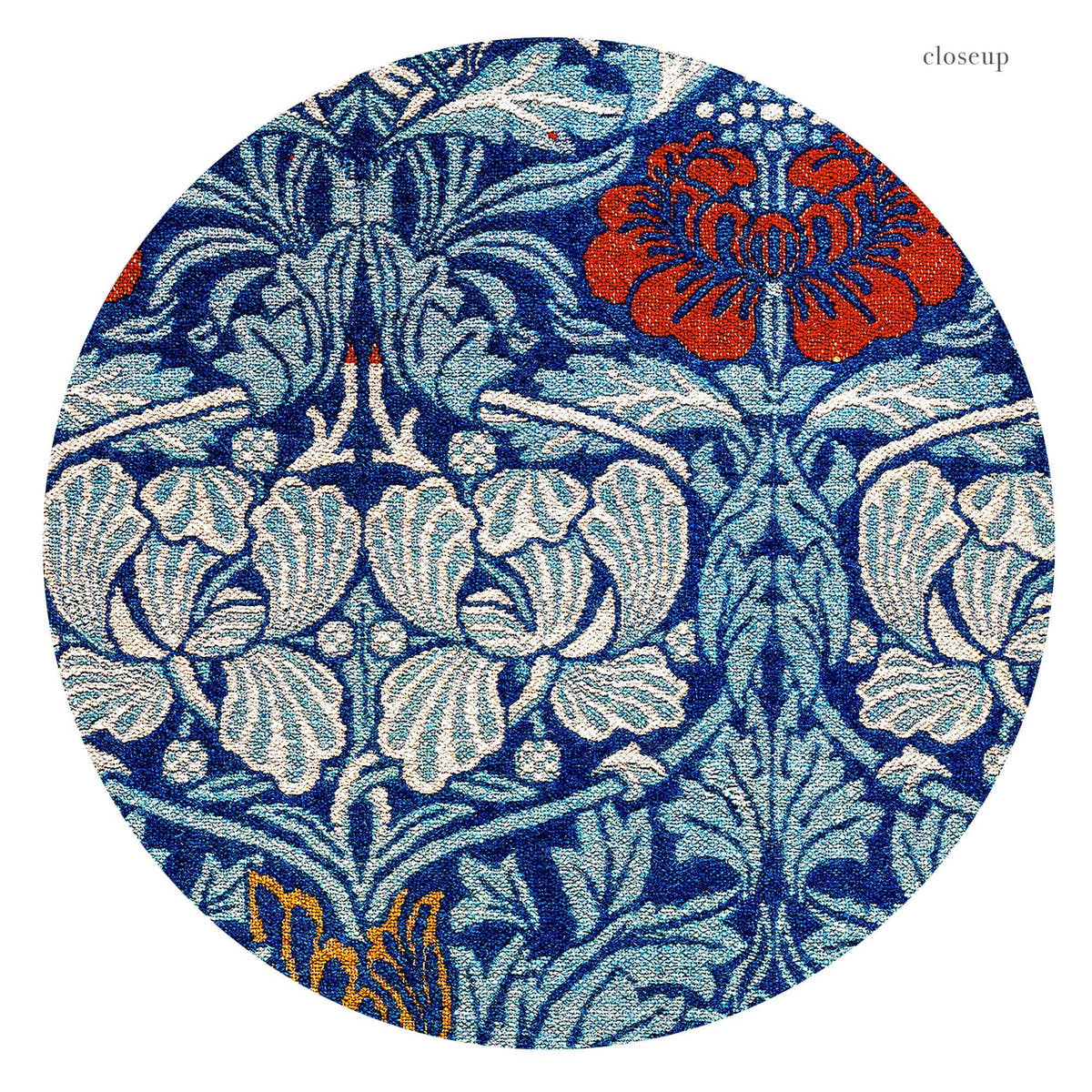 William Morris, Blue Floral Wall Art, Fine Art Print