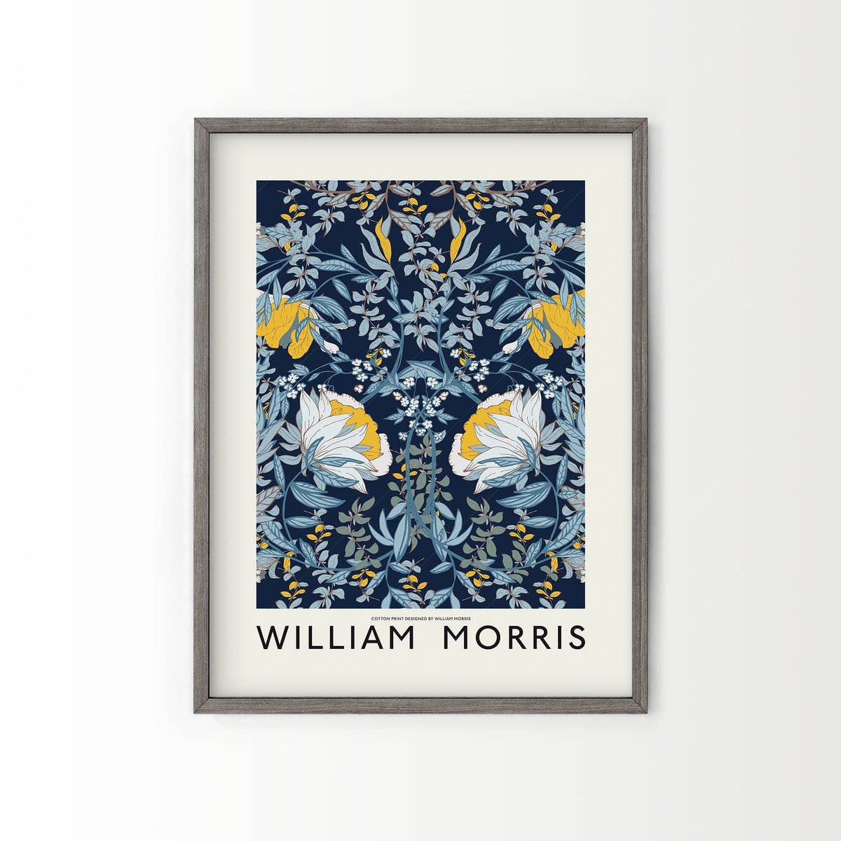 William Morris, Blue Floral Wall Art, Fine Art Prints