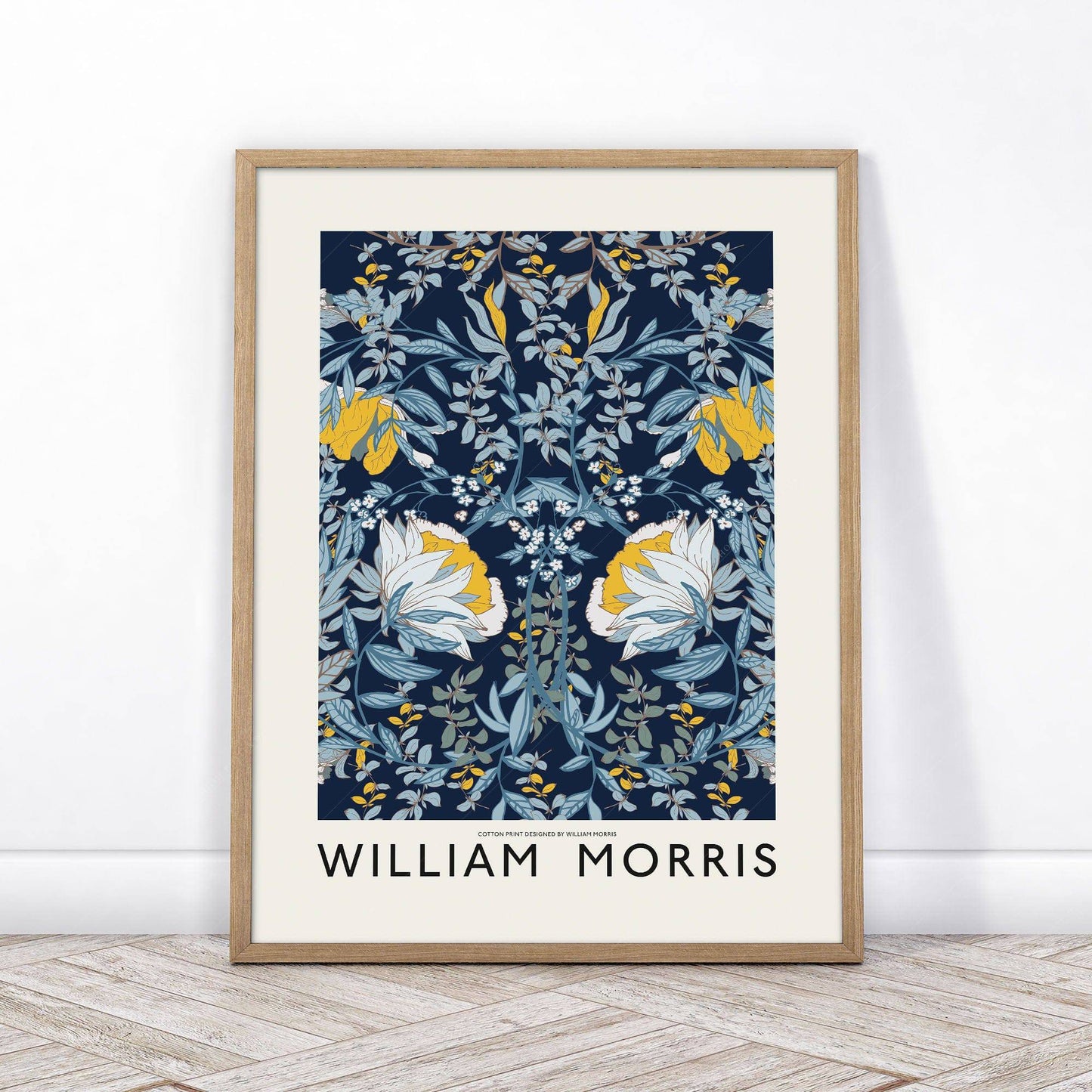 William Morris, Blue Floral Wall Art, Fine Art Prints