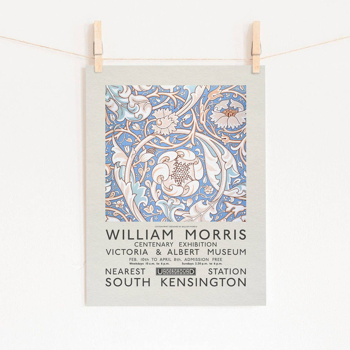 William Morris, Compton Flower, Fine Art Print