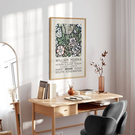William Morris, Compton Poster, Floral Pattern