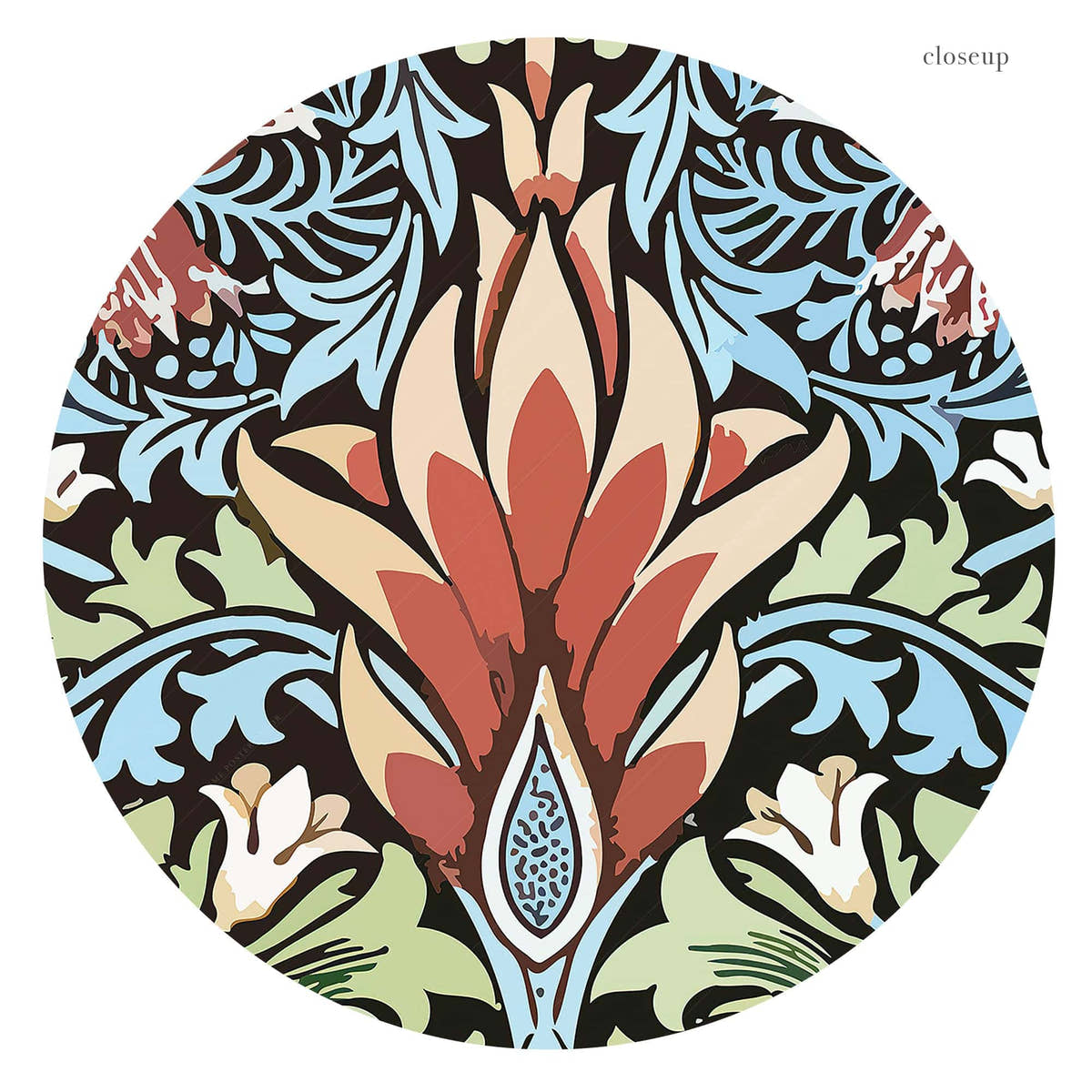 William Morris, Cray Floral Poster, Fine Art Print