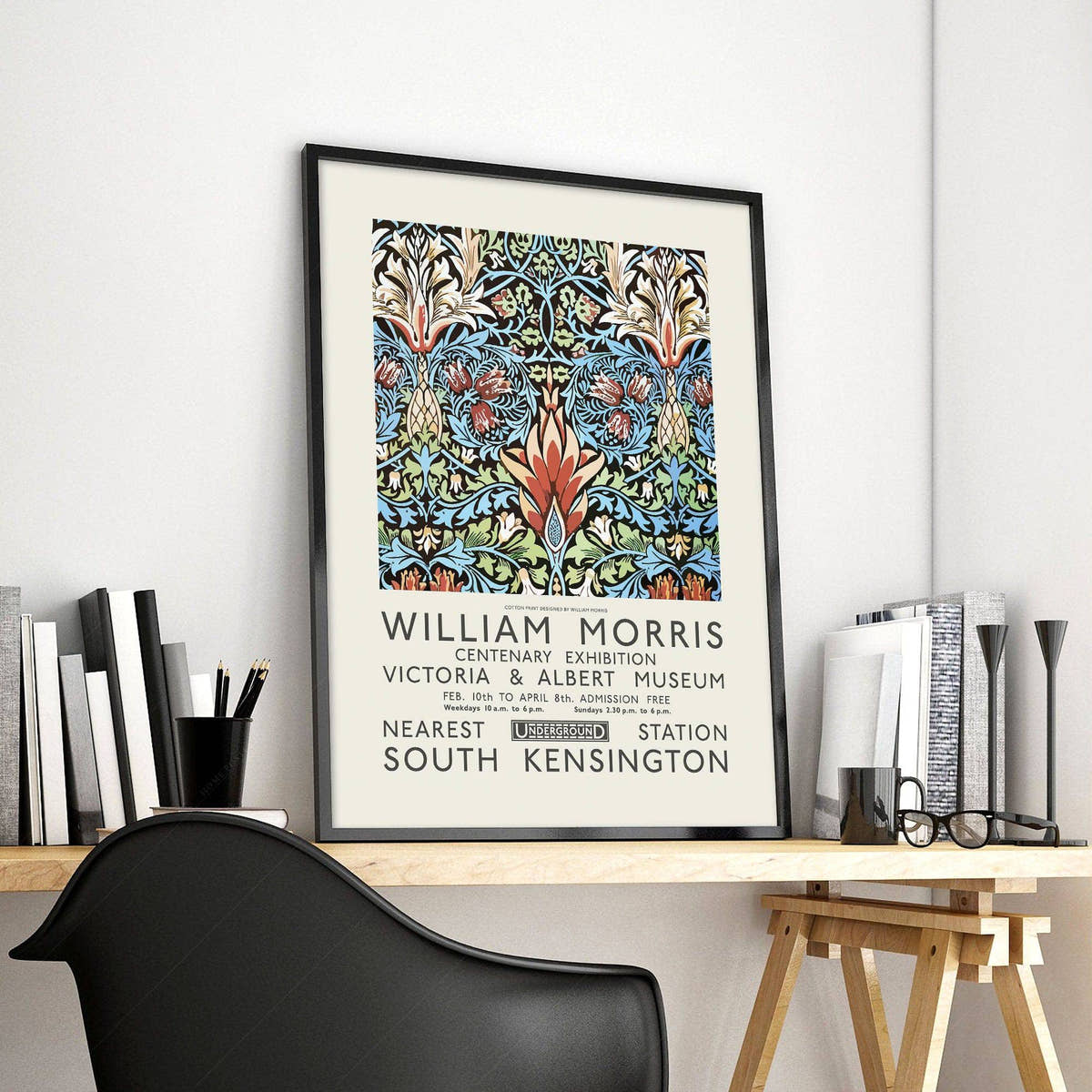 William Morris, Cray Poster, Exhibition Wall Art