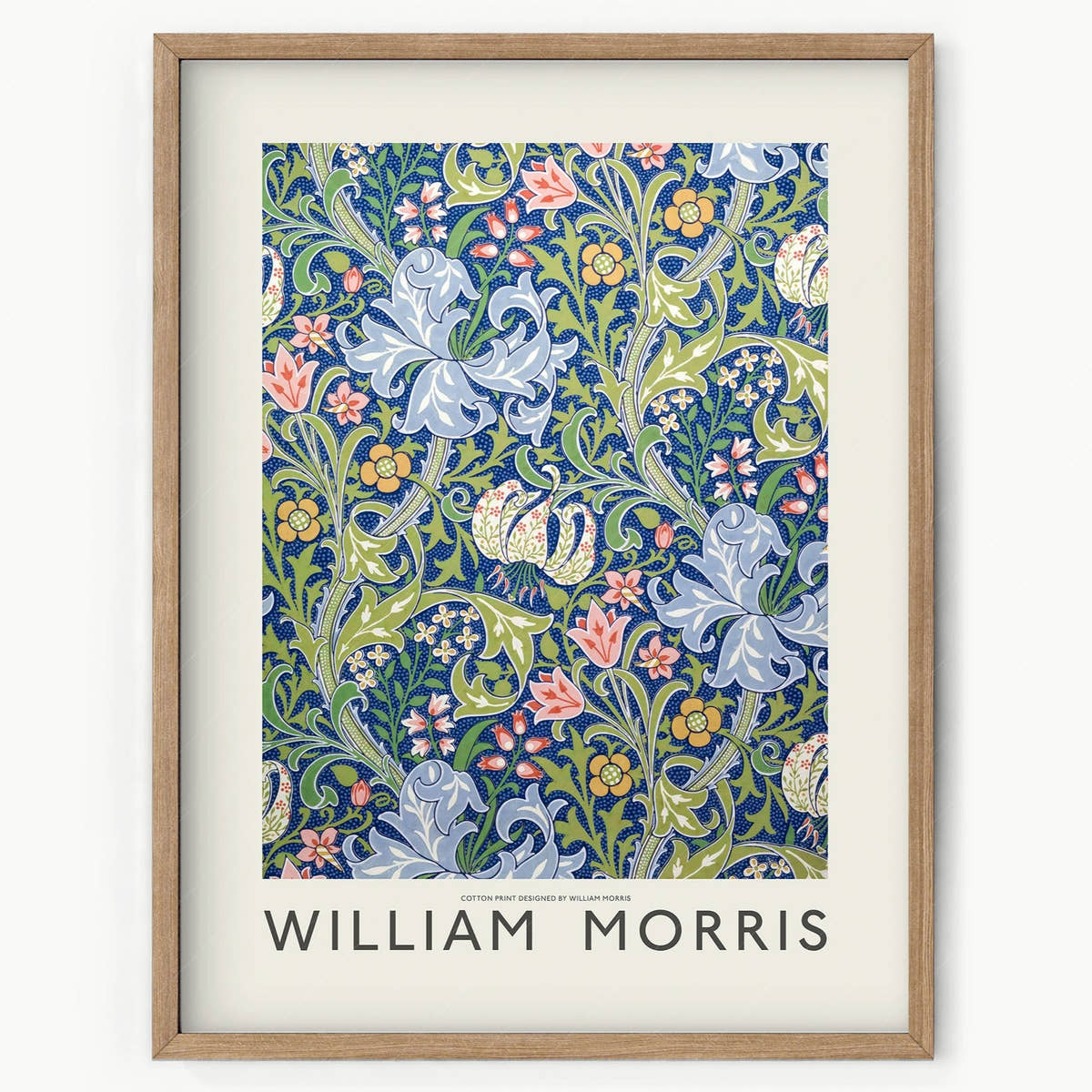 William Morris, Golden Lily Flower, Fine Art Print