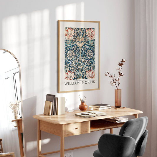 William Morris, Honeysuckle Flower, Fine Art Print