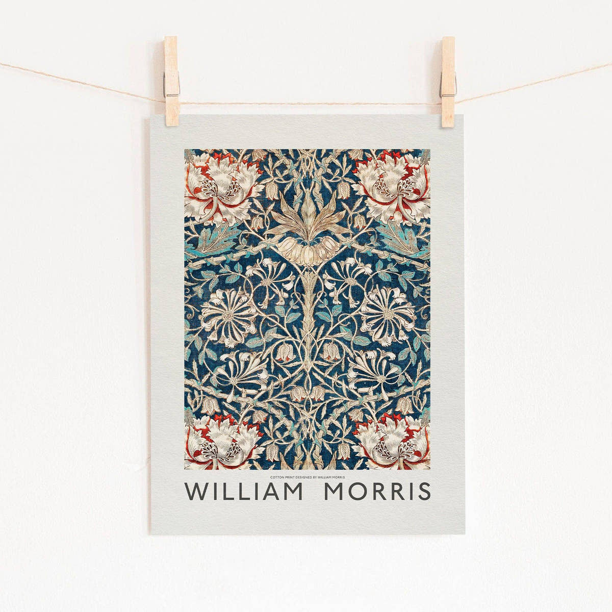 William Morris, Honeysuckle Flower, Fine Art Print