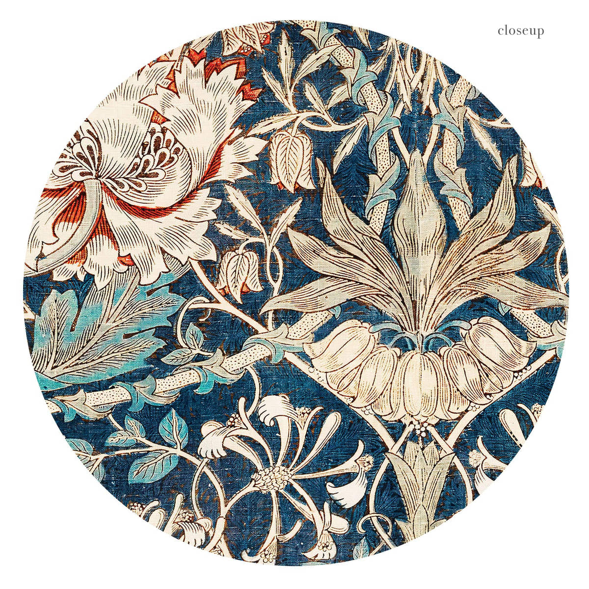 William Morris, Honeysuckle Flower, Fine Art Print