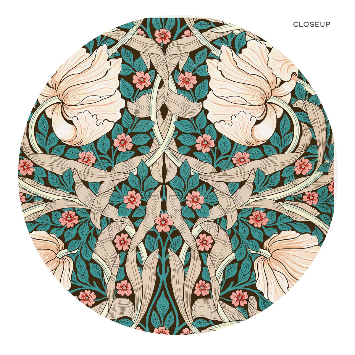 William Morris, Honeysuckle Poster, Set of 2 Prints