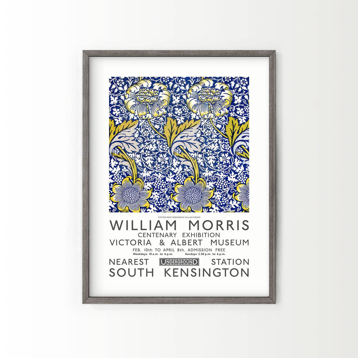 William Morris, Kennet Flower Poster