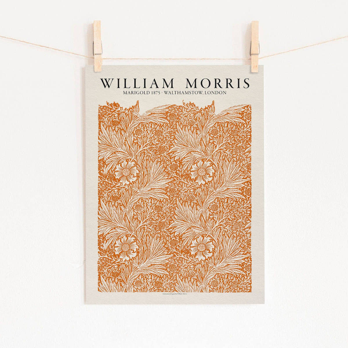 William Morris, Orange Marigold< Fine Art Print