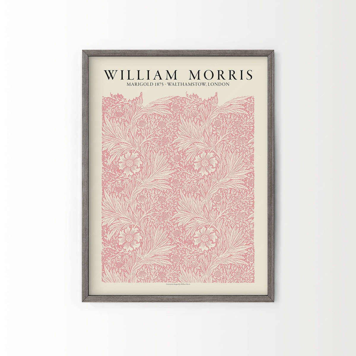 William Morris, Pink Marigold, Fine Art Print