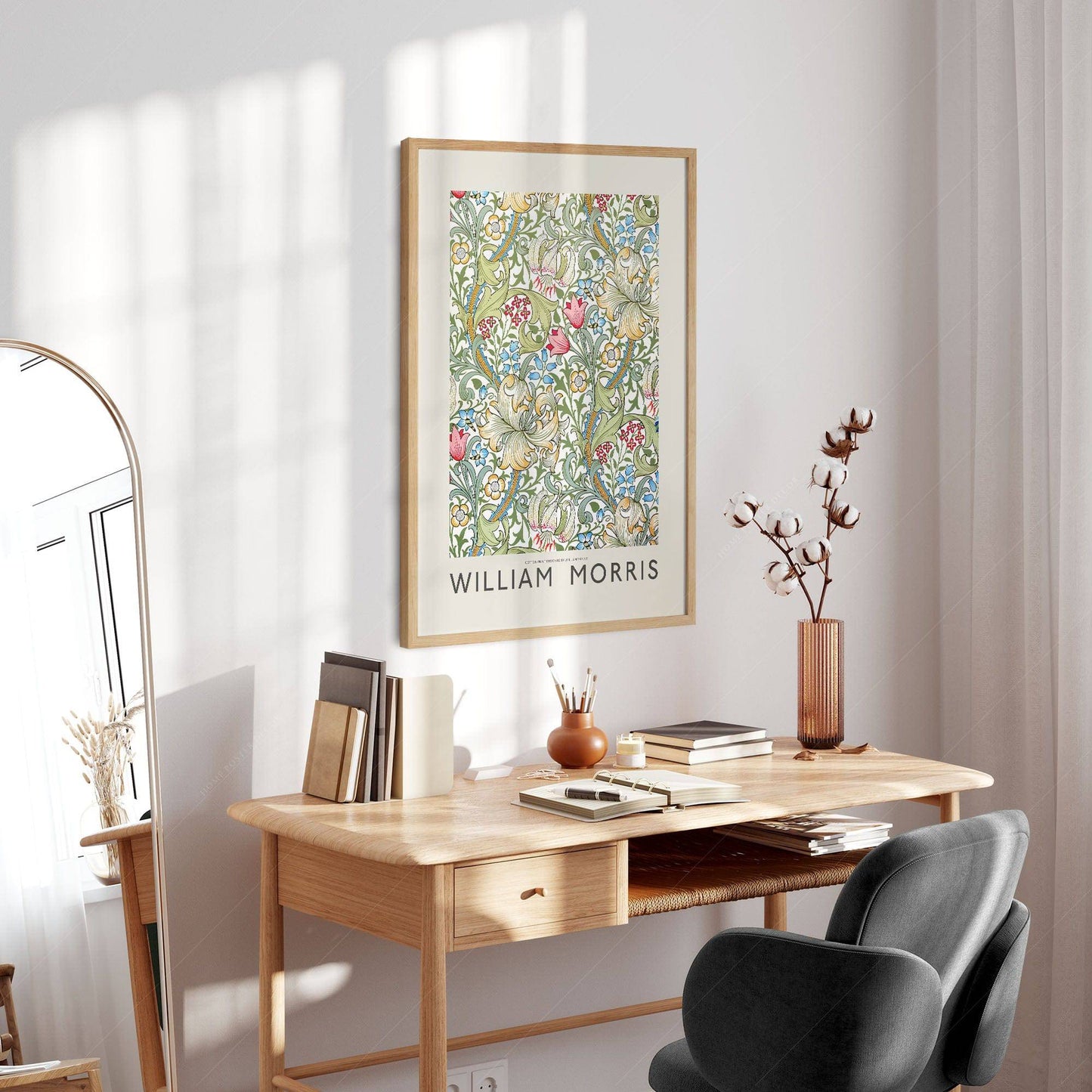 William Morris, Vine Flowers, Fine Art Print