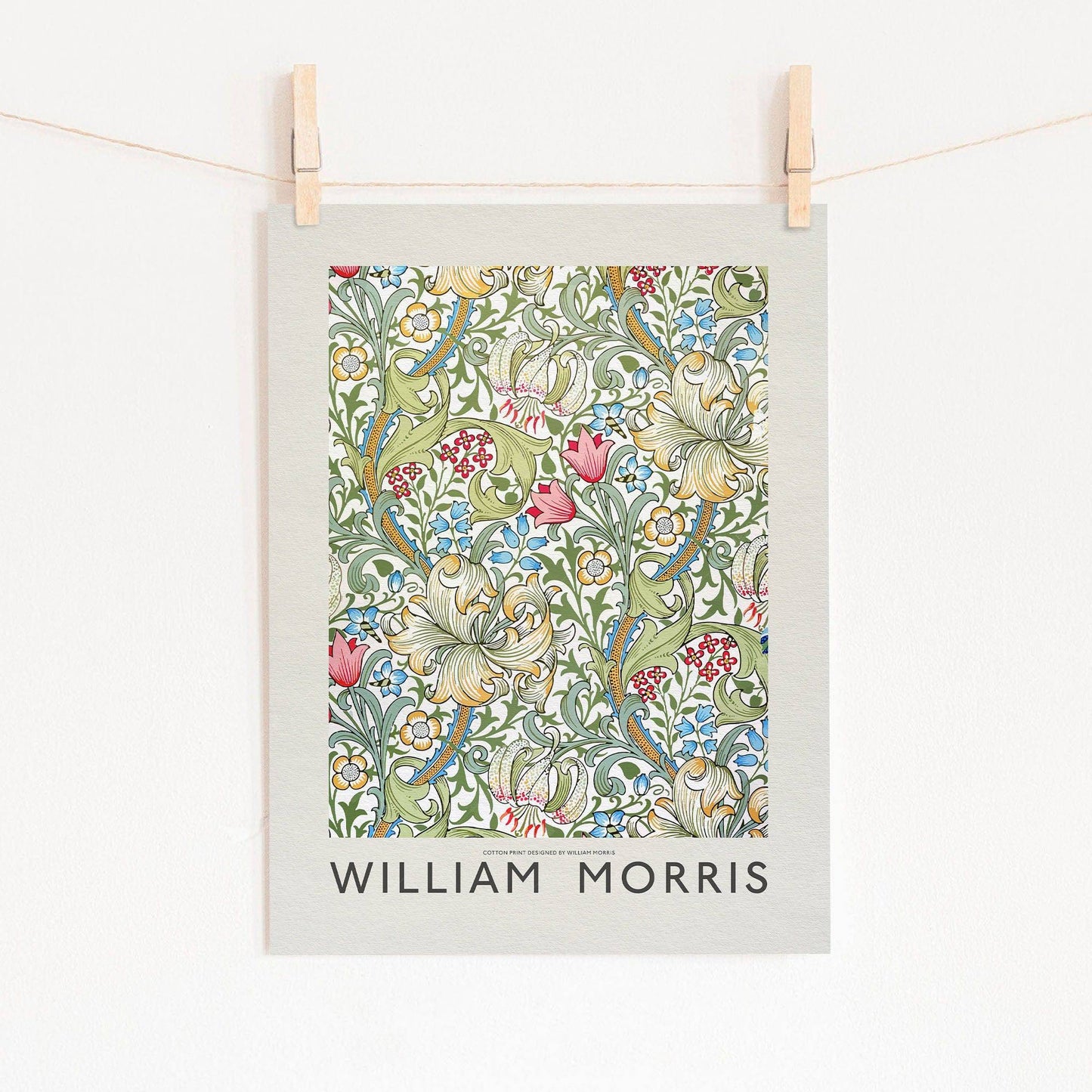 William Morris, Vine Flowers, Fine Art Print