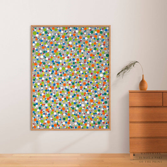 Yayoi Kusama Print, Contemporary Wall Decor, Dots Obsession