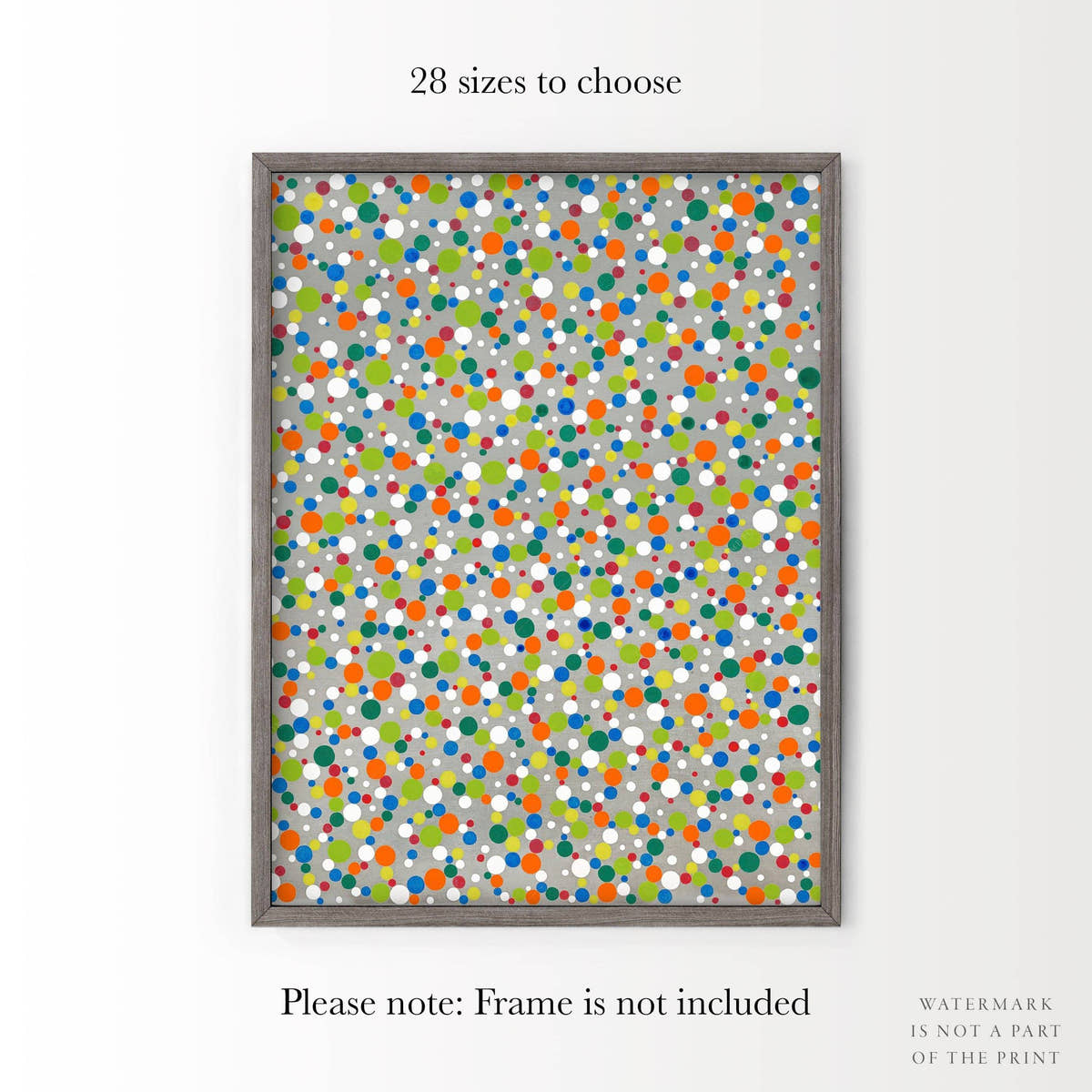Yayoi Kusama Print, Contemporary Wall Decor, Dots Obsession