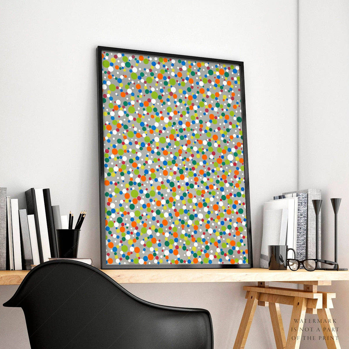 Yayoi Kusama Print, Contemporary Wall Decor, Dots Obsession