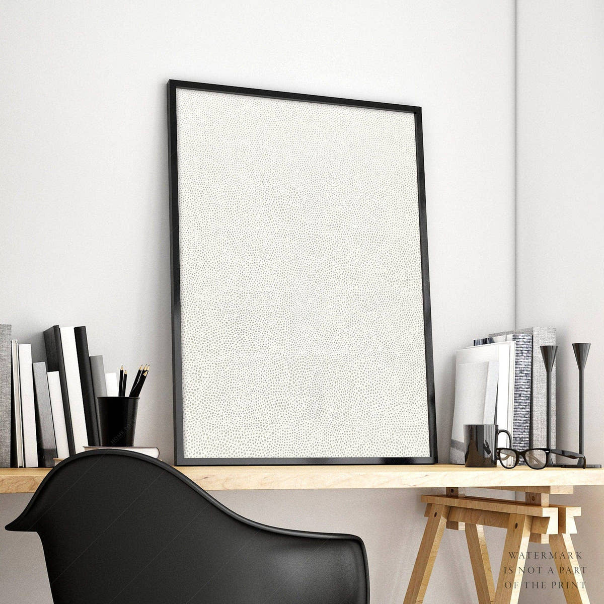 Yayoi Kusama Print, Contemporary Wall Decor, White Dots