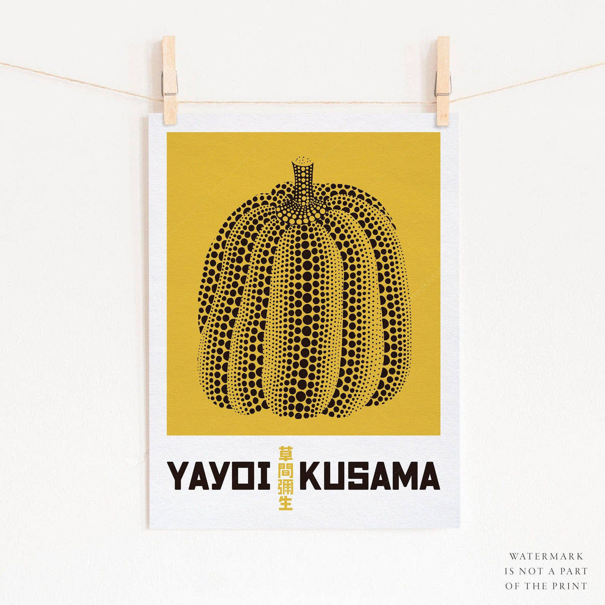 Yayoi Kusama Print, Contemporary Wall Decor, Fine Art Print