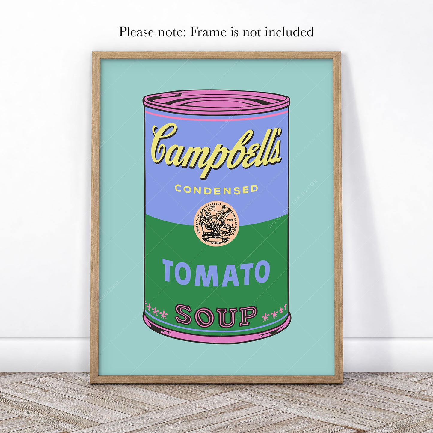 Pop Art Tomato Soup Print Set of 3 – Colorful Retro Kitchen Wall Art