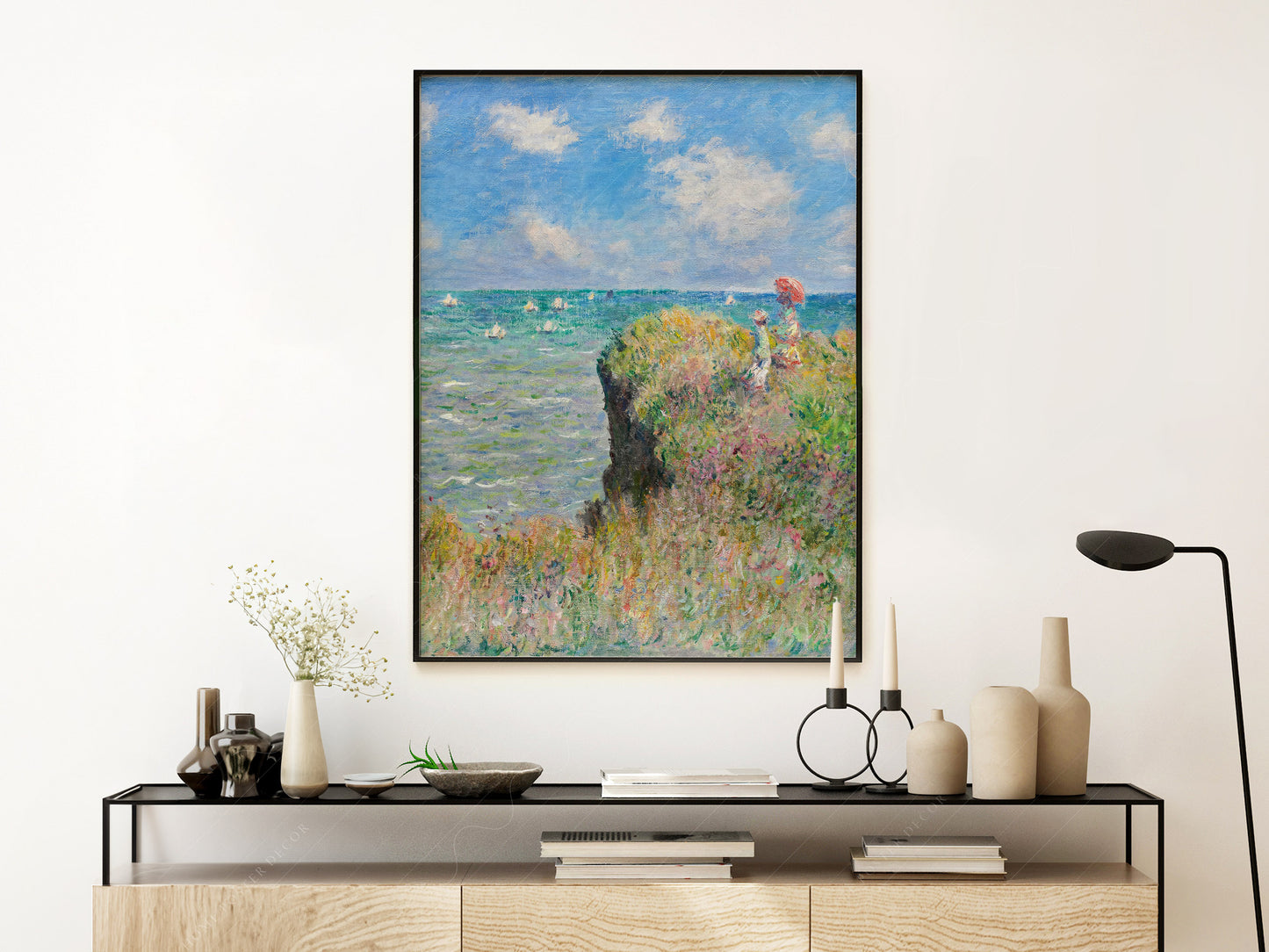 Claude Monet, Cliff Walk at Pourville