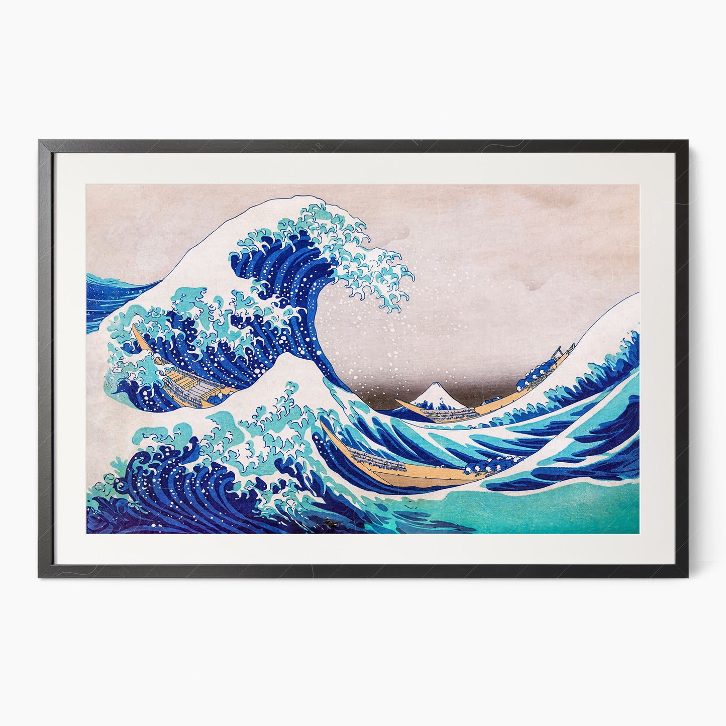 Katsushika Hokusai, The Great Wave off Kanagawa, Japanese Ukiyo-e Wall Art