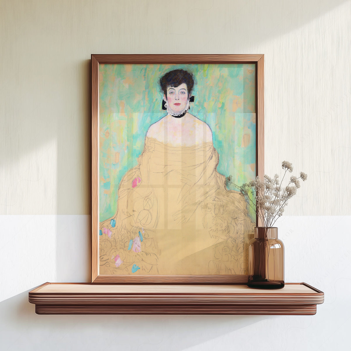Gustav Klimt Portrait of Amelie Klimt Art Print — artwork preview 18
