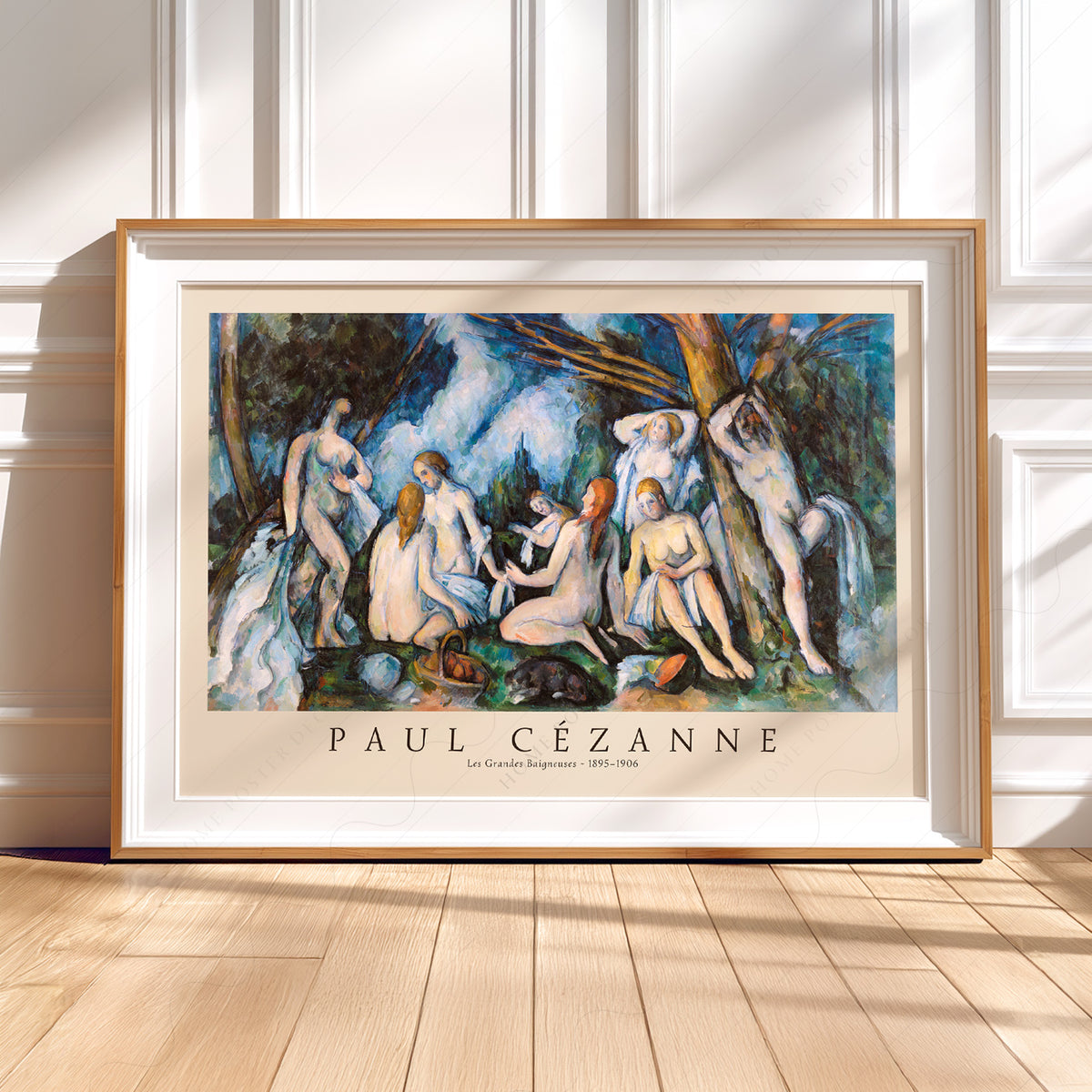 Paul Cezanne Bathers Exhibition Poster Art Print — artwork preview 5