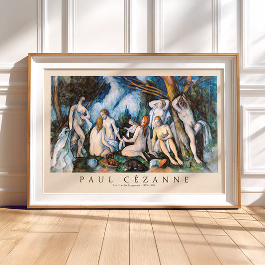 Paul Cezanne Bathers Exhibition Poster Art Print — artwork preview 5