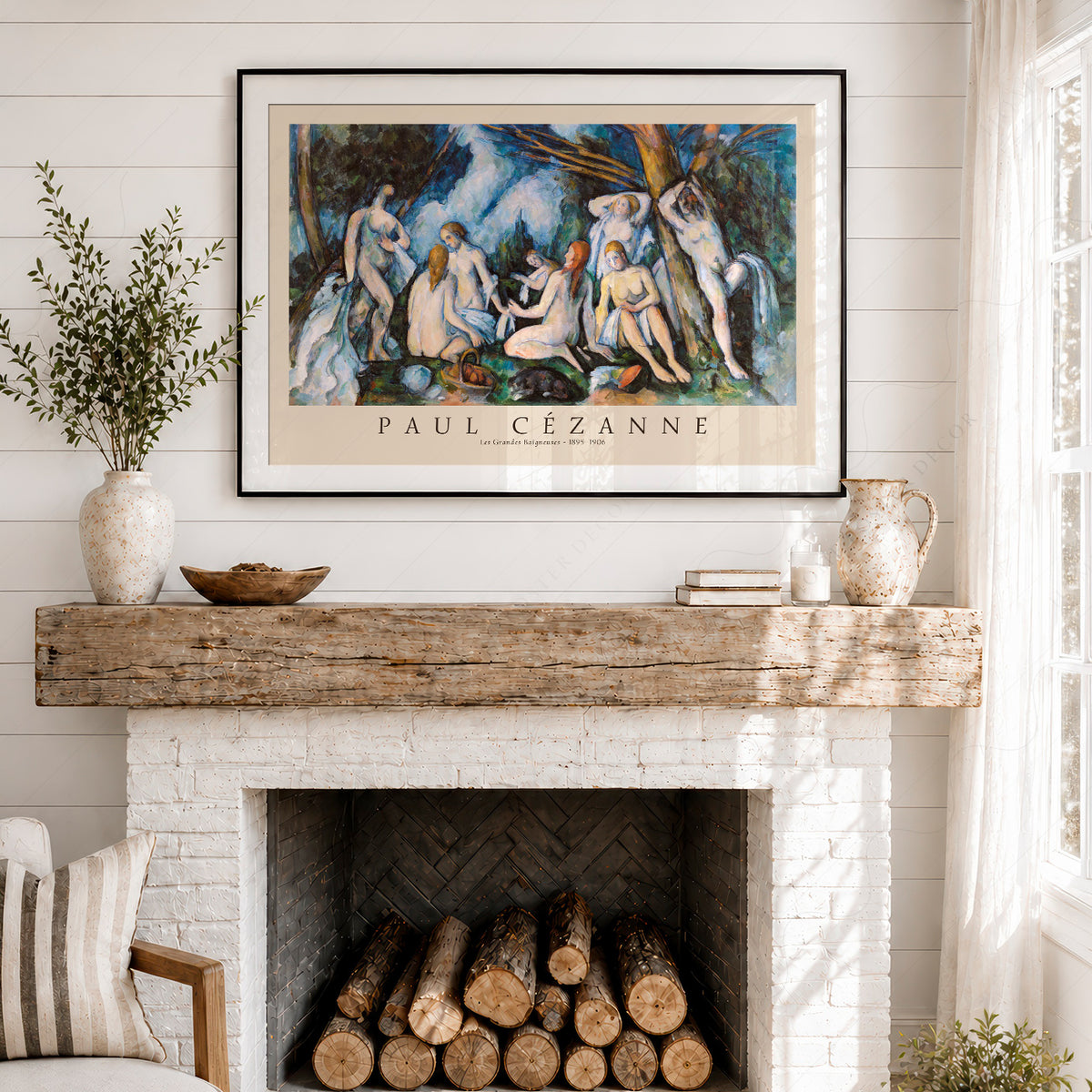 Paul Cezanne Bathers Exhibition Poster Art Print — artwork preview 18