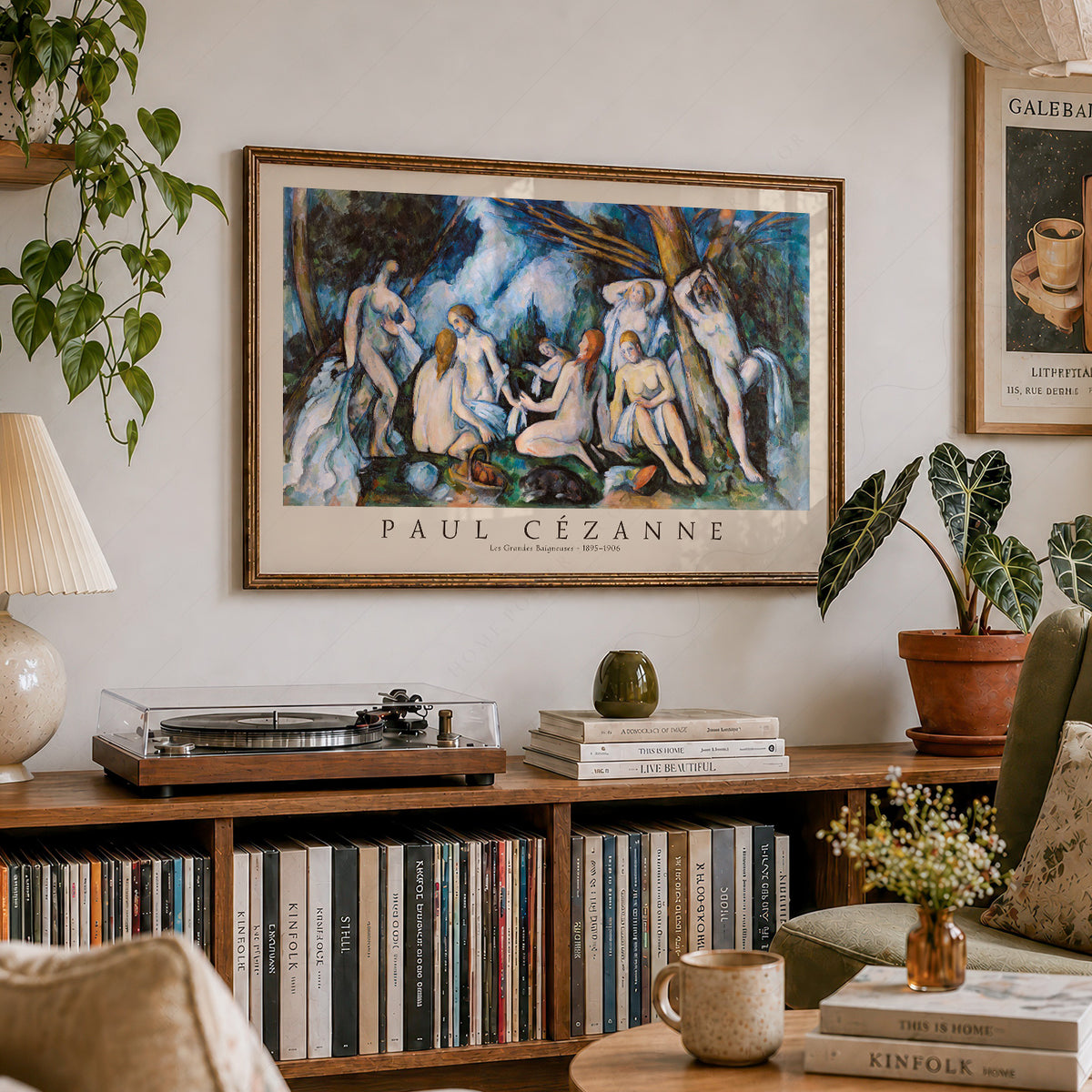 Paul Cezanne Bathers Exhibition Poster Art Print — artwork preview 19