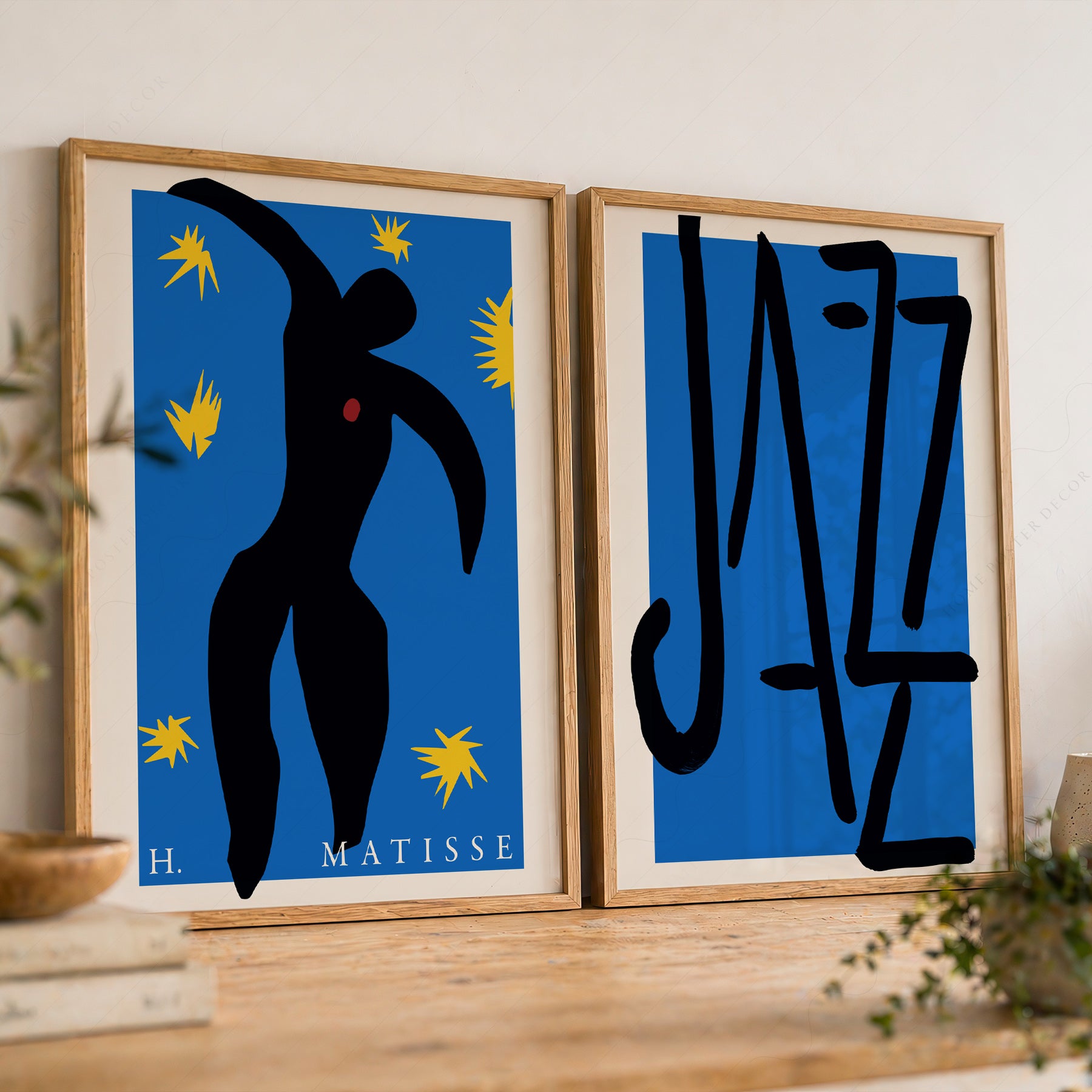 Matisse Jazz Print Set of 2 – Icarus Wall Art | Home Poster Decor