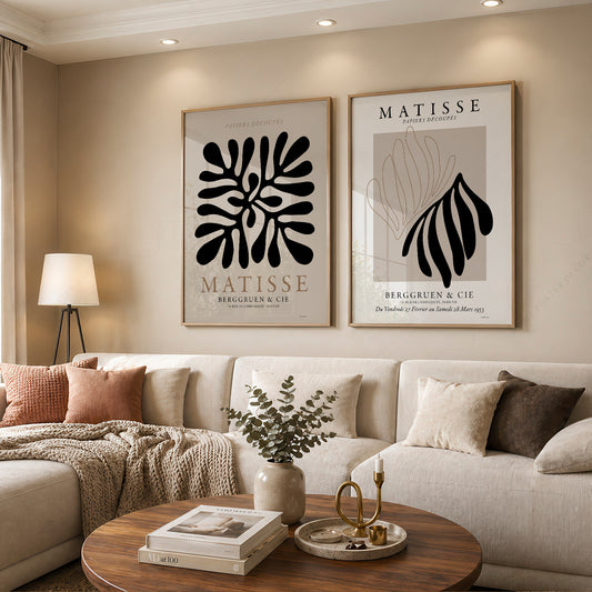 Henri Matisse Cut-Outs Set of 2 Prints – Papiers Découpés Wall Art — artwork preview 12