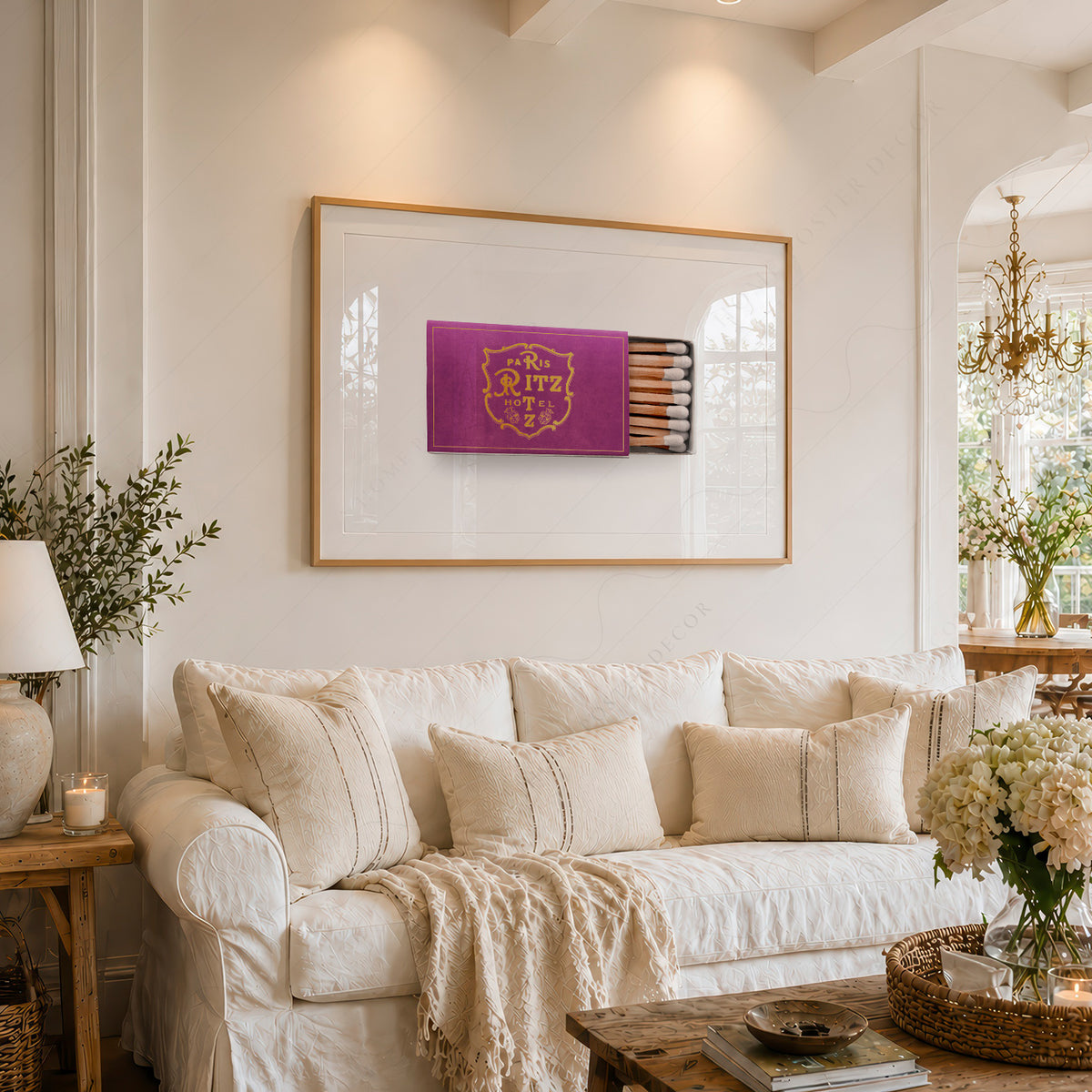Ritz Paris Purple Matchbox Art Print — artwork preview 6