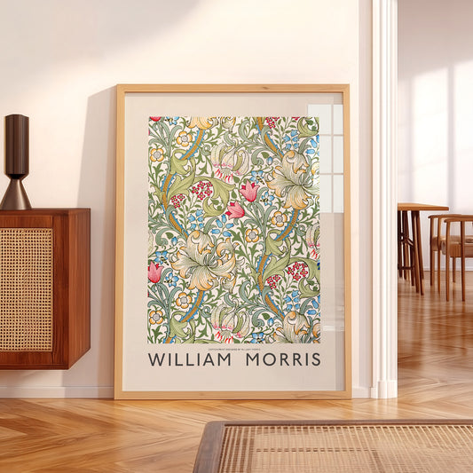 William Morris Golden Lily Art Print – Botanical Wall Art Poster — artwork preview 5