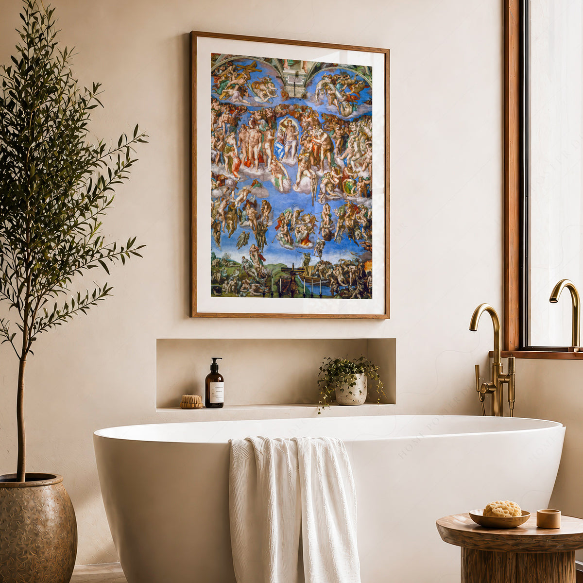 Michelangelo The Last Judgment Art Print – Renaissance Masterpiece Poster – 60-01 — artwork preview 22