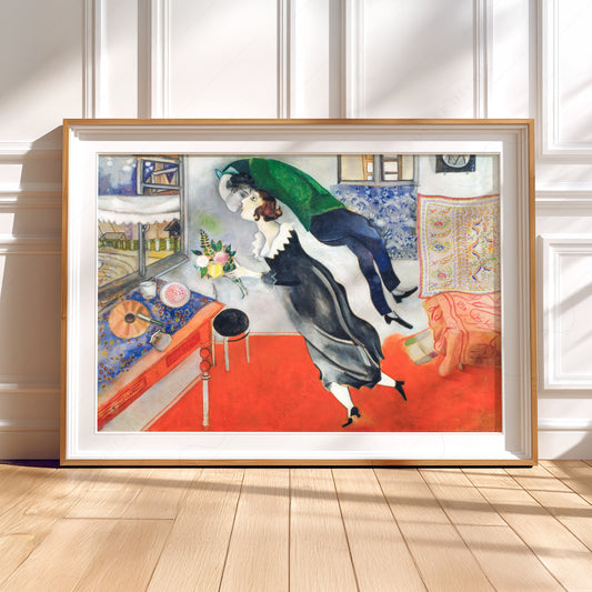 Marc Chagall The Birthday Art Print — artwork preview 5