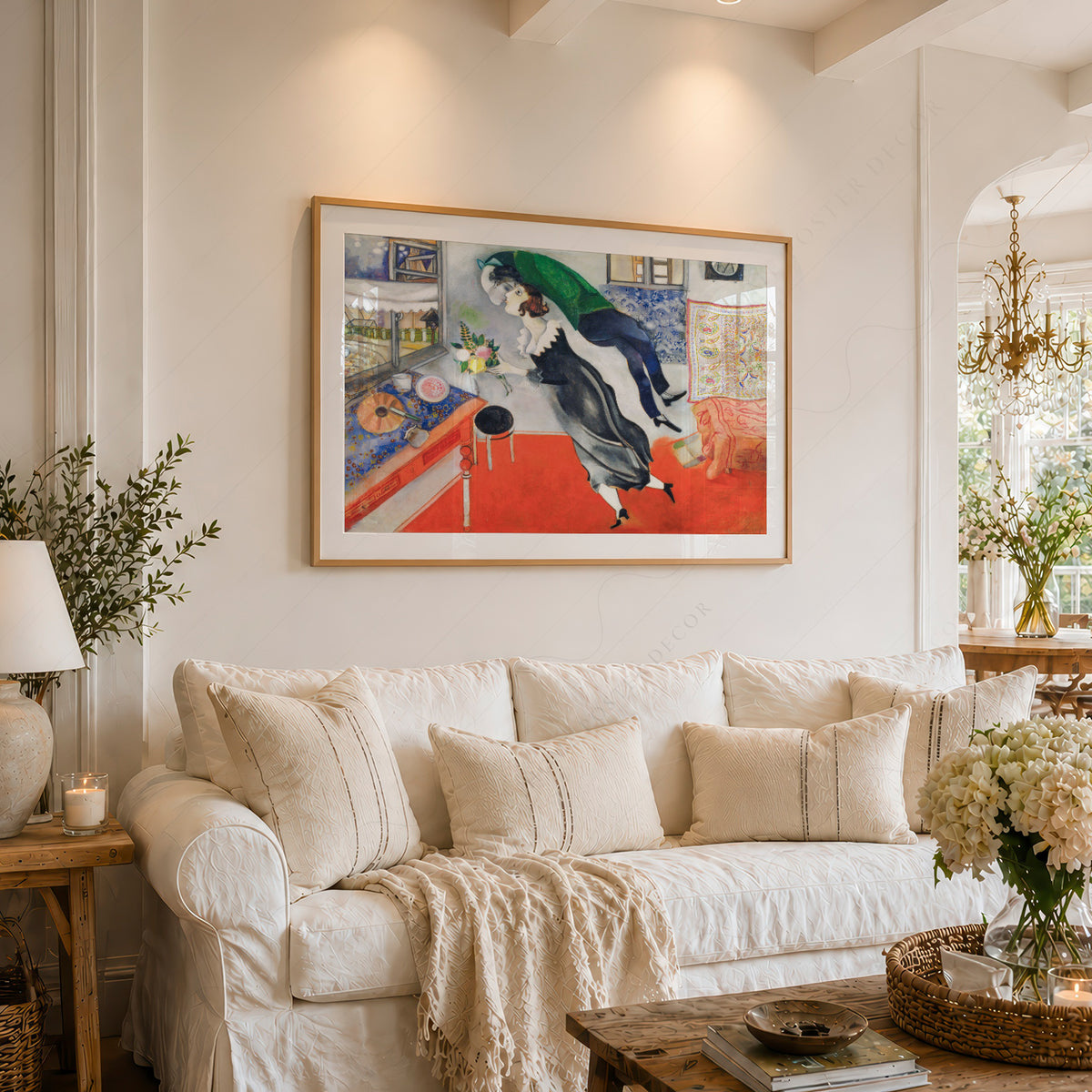 Marc Chagall The Birthday Art Print — artwork preview 6