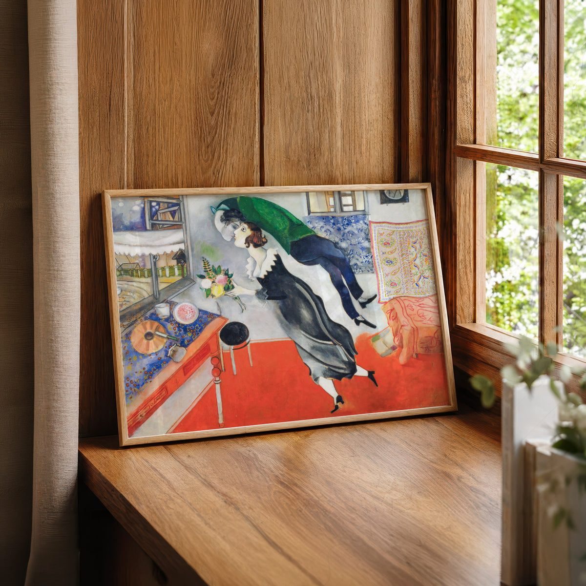 Marc Chagall The Birthday Art Print — artwork preview 22