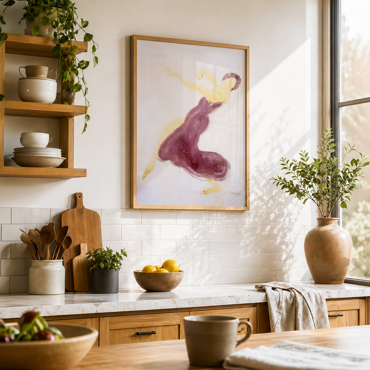 Auguste Rodin Dancer in Purple Art Print — artwork preview 23