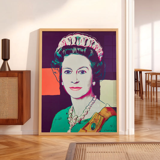 Andy Warhol Queen Elizabeth II Pop Art Print – Iconic Royal Portrait Poster — artwork preview 5